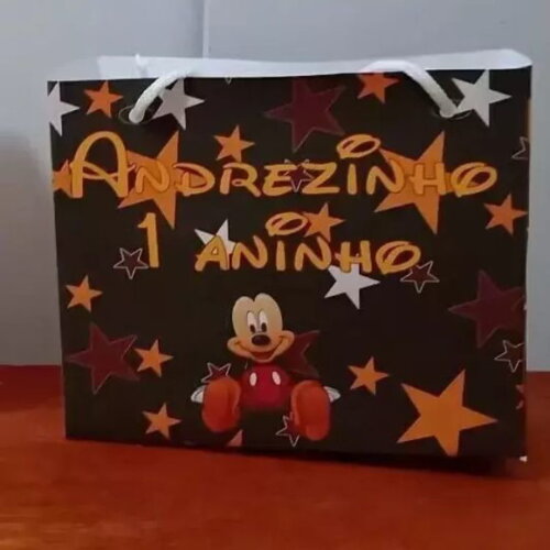 Sacolinha Mickey 10 Unidades