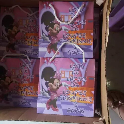 Sacolinha Loja de Laços da Minnies 10 Unidades