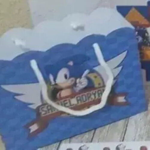 Sacolinha Sonic 10 Unidades