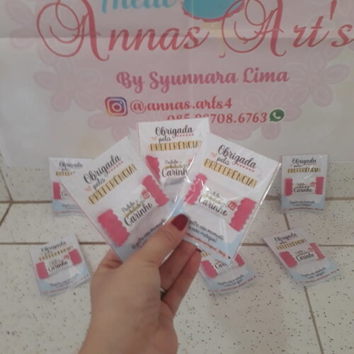 Tag com Balinha Personalizada com 10 Unidades