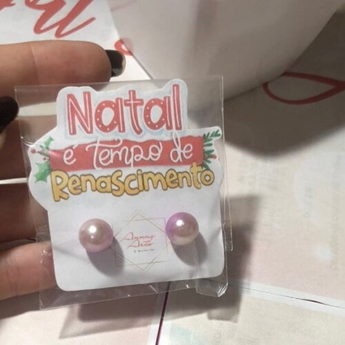 Tag com Brinco de Natal 10 Unidades