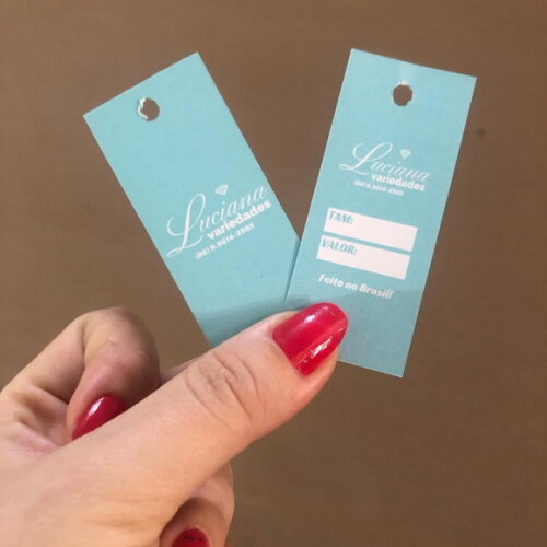 Tag para Roupa 50 Unidades