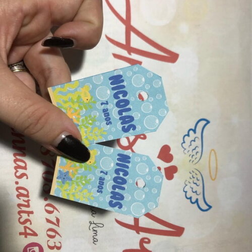 Tag para Sacolinha 50 Unidades