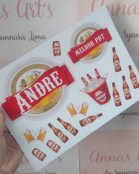 Topo de Bolo Cerveja