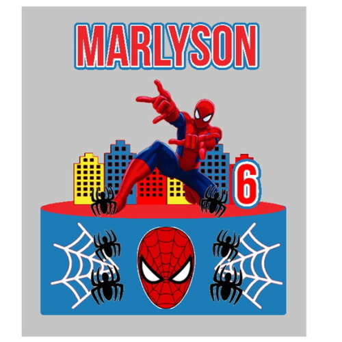 Topo de Bolo Homem Aranha