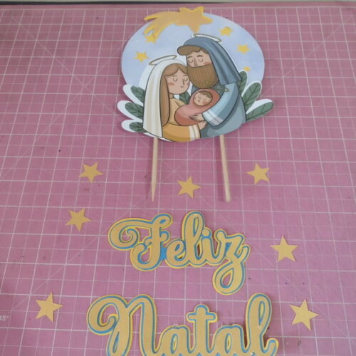 Topo de Bolo Natal