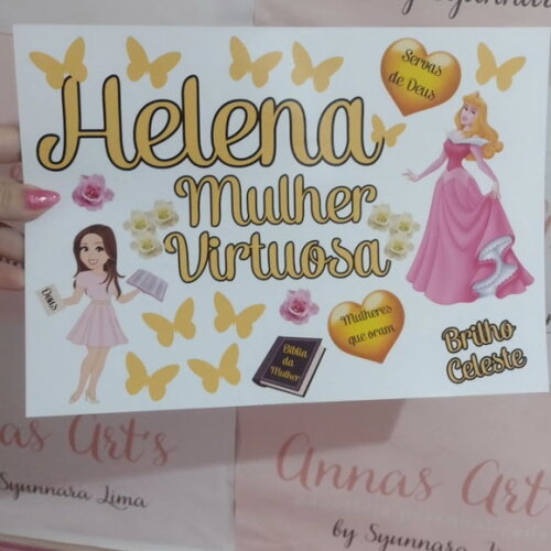Topo de Bolo Mulher Virtuosa