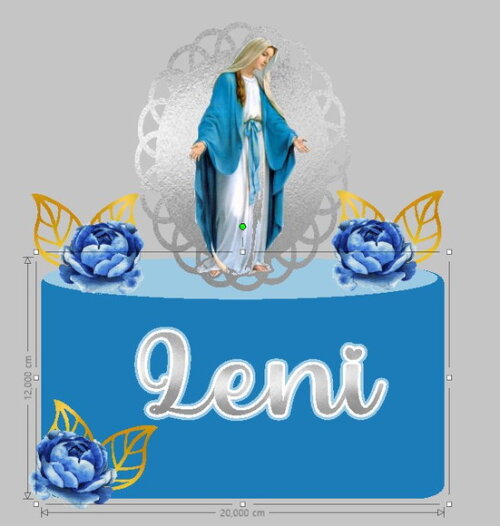 Topo de Bolo Nossa Senhora