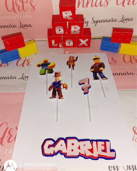 Topo de Bolo Roblox