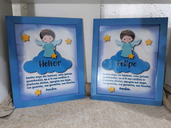 2 quadros Santo Anjo
