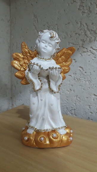 Anjo com livro - 20 cm