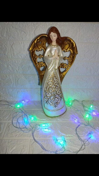 Anjo com asa vazada 36 cm