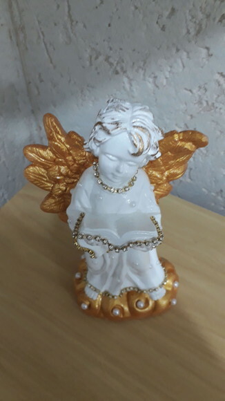 Anjo com livro - 20 cm
