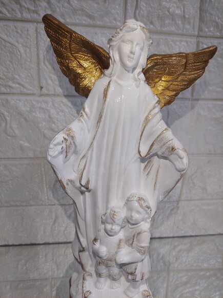 Anjo da Guarda com Crianças, 30 cm