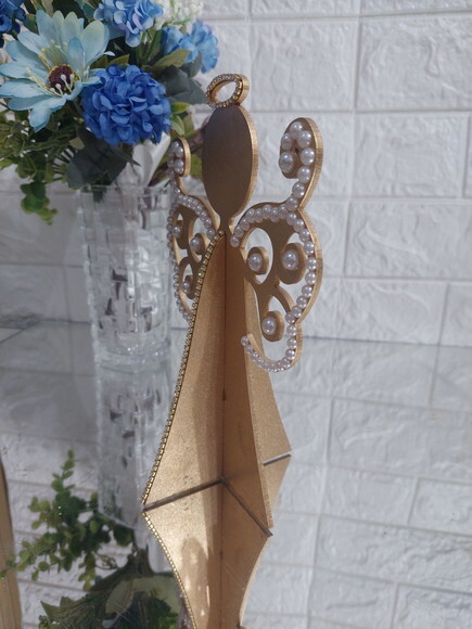 Anjo em mdf , 20cm