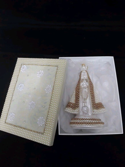 Caixa com Nossa Senhora Aparecida
