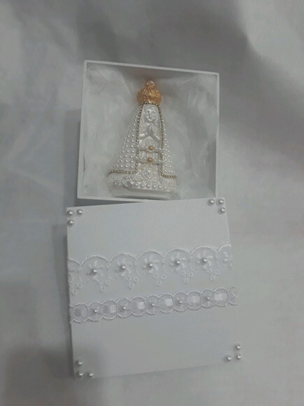 Caixa com Nossa Senhora Aparecida Baby