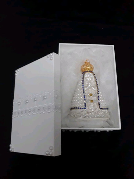 Caixa com Nossa Senhora Aparecida Baby