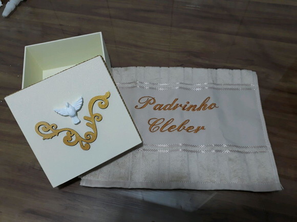 Caixa Convite para Padrinho/Madrinha de Crisma