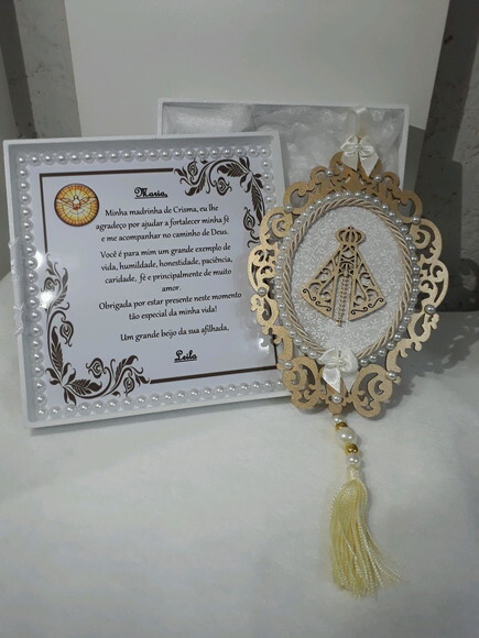 Caixa para Padrinho/Madrinha de Crisma