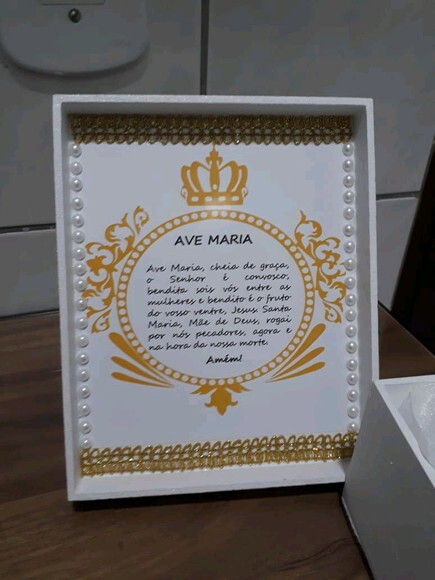 Caixa personalizada com Nossa Senhora Aparecida Baby