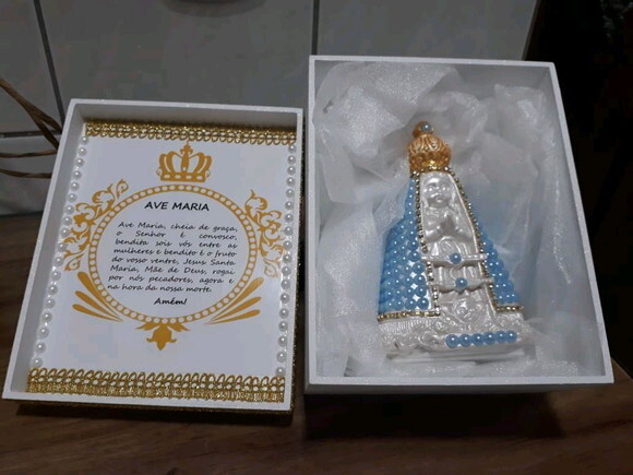 Caixa personalizada com Nossa Senhora Aparecida Baby