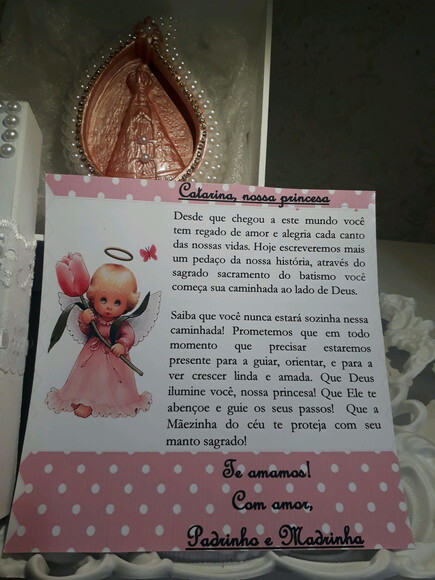 Caixa presente para afilhada