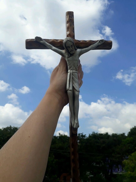 Crucifixo de parede, 40cm