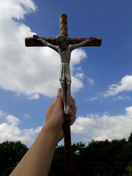 Crucifixo de parede, 40cm