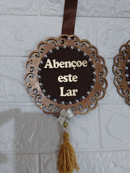 Escapulario de porta com Medalha de São Bento