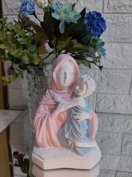 Imagem da Mãe Rainha , 20cm.