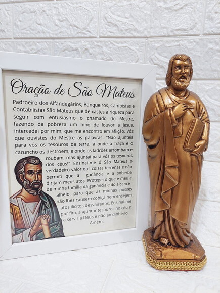 Imagem E Quadro De São Mateus , Padroeiro Dos Contabilistas