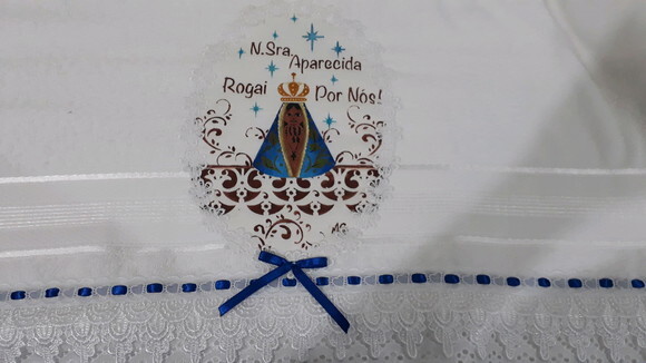 Jogo de toalha, 2 peças, de Nossa Senhora Aparecida