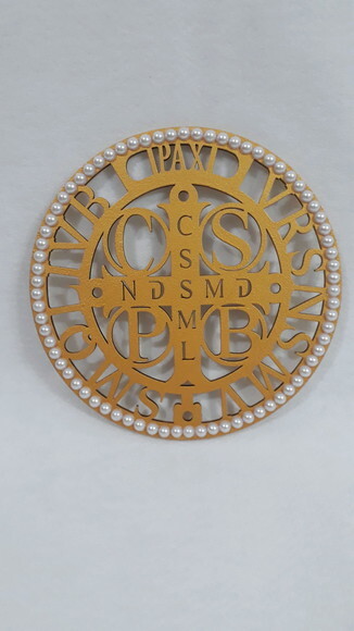 Medalha de São Bento em MDF