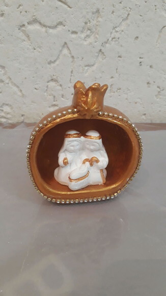 Mini presépio de gesso