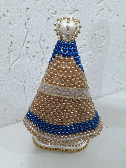 Nossa Senhora Aparecida 20cm, com coração Fé