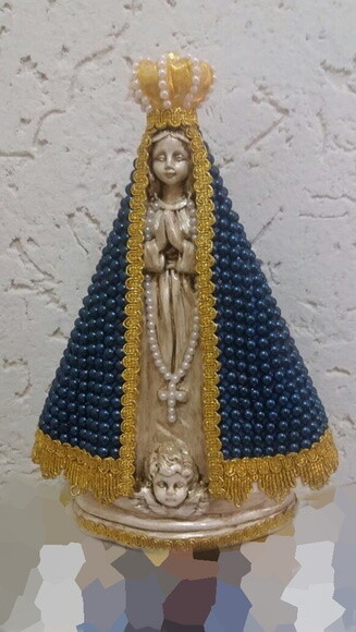 Nossa Senhora Aparecida 25cm customizada