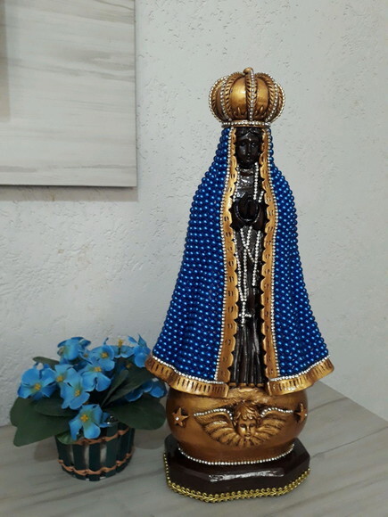 Nossa Senhora Aparecida 40 cm customizada