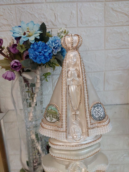 Nossa Senhora Aparecida com Fotos ou Logo da Sua Empresa