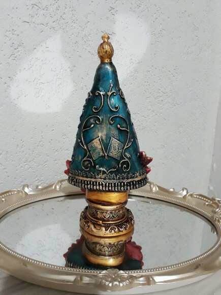 Nossa Senhora Aparecida, estilo barroco, 20 cm