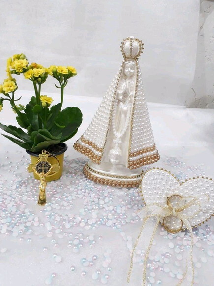 Nossa Senhora Aparecida, Casamento, Coração Porta Alianças
