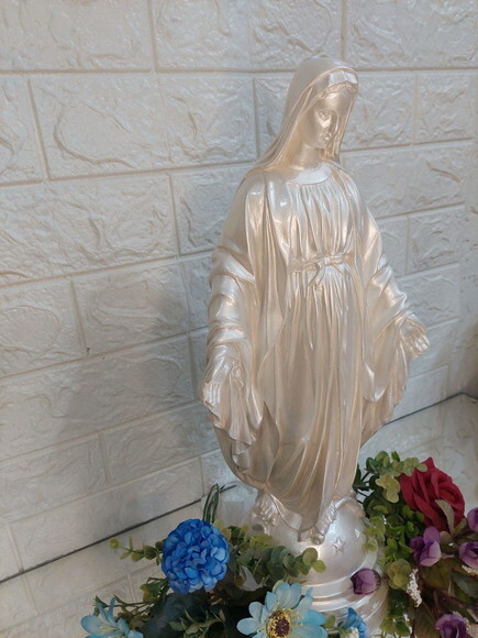 Nossa Senhora das Graças 30cm Casamento , Noiva