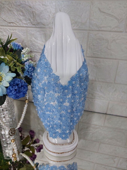 Nossa Senhora das Graças 30cm Casamento , Noiva