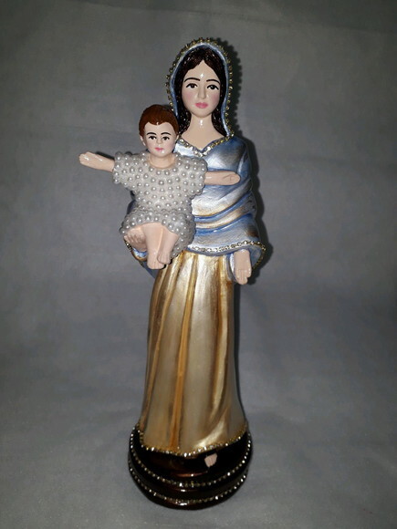 Nossa Senhora do Sorriso, 30cm.