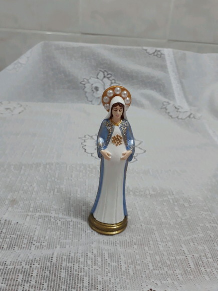 Nossa Senhora Grávida 13cm