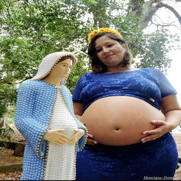 Nossa Senhora Grávida 60 cm