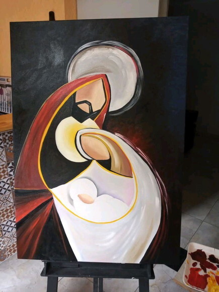 Painel da Sagrada Família - 0,70 x 1,00