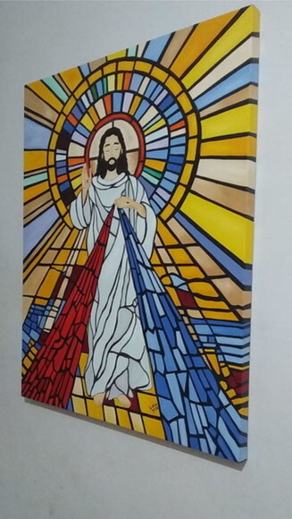 Painel Jesus Misericordioso - 0,80 x 1,00