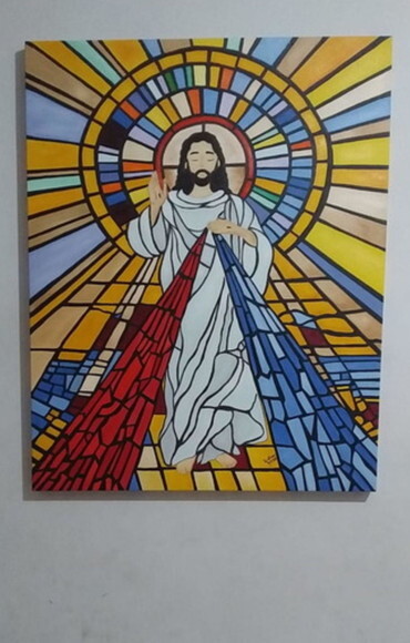 Painel Jesus Misericordioso - 0,80 x 1,00