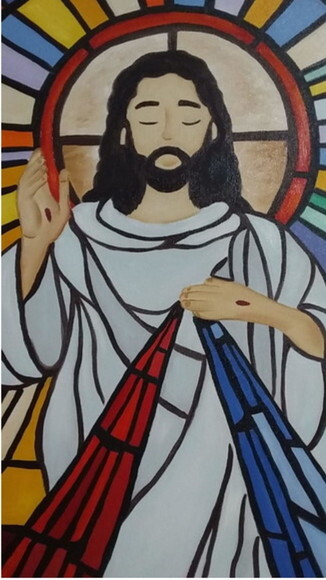 Painel Jesus Misericordioso - 0,80 x 1,00